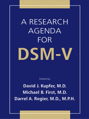 cover image of A Research Agenda For DSM V